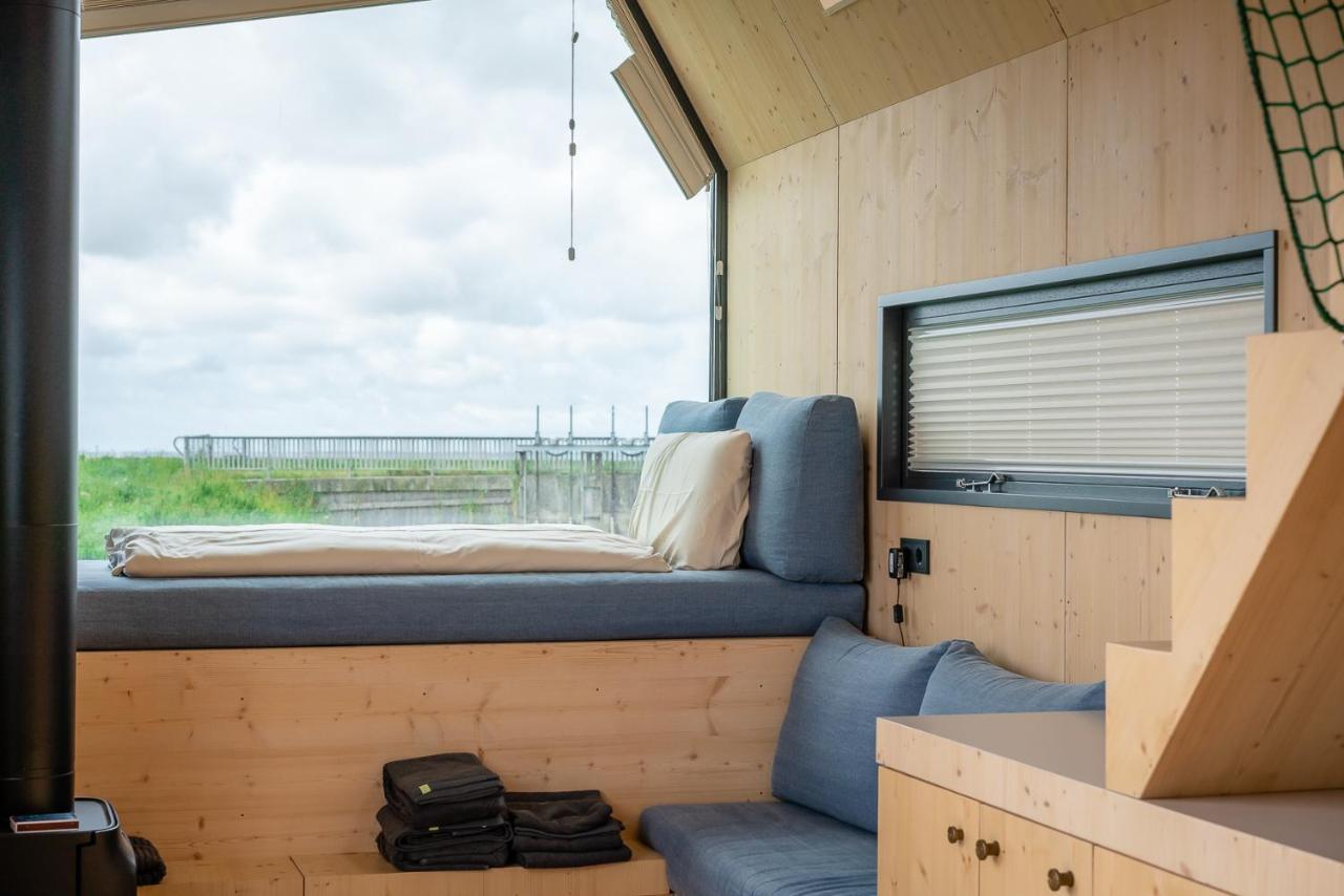 Tiny House Pioneer 18 Zur Meerseite - Green Tiny Village Harlesiel 카롤리넨시엘 외부 사진