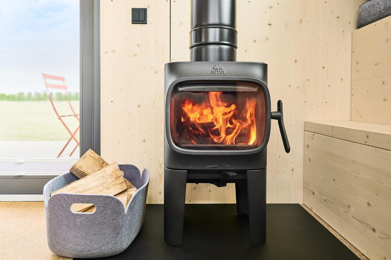 Tiny House Pioneer 18 Zur Meerseite - Green Tiny Village Harlesiel 카롤리넨시엘 외부 사진
