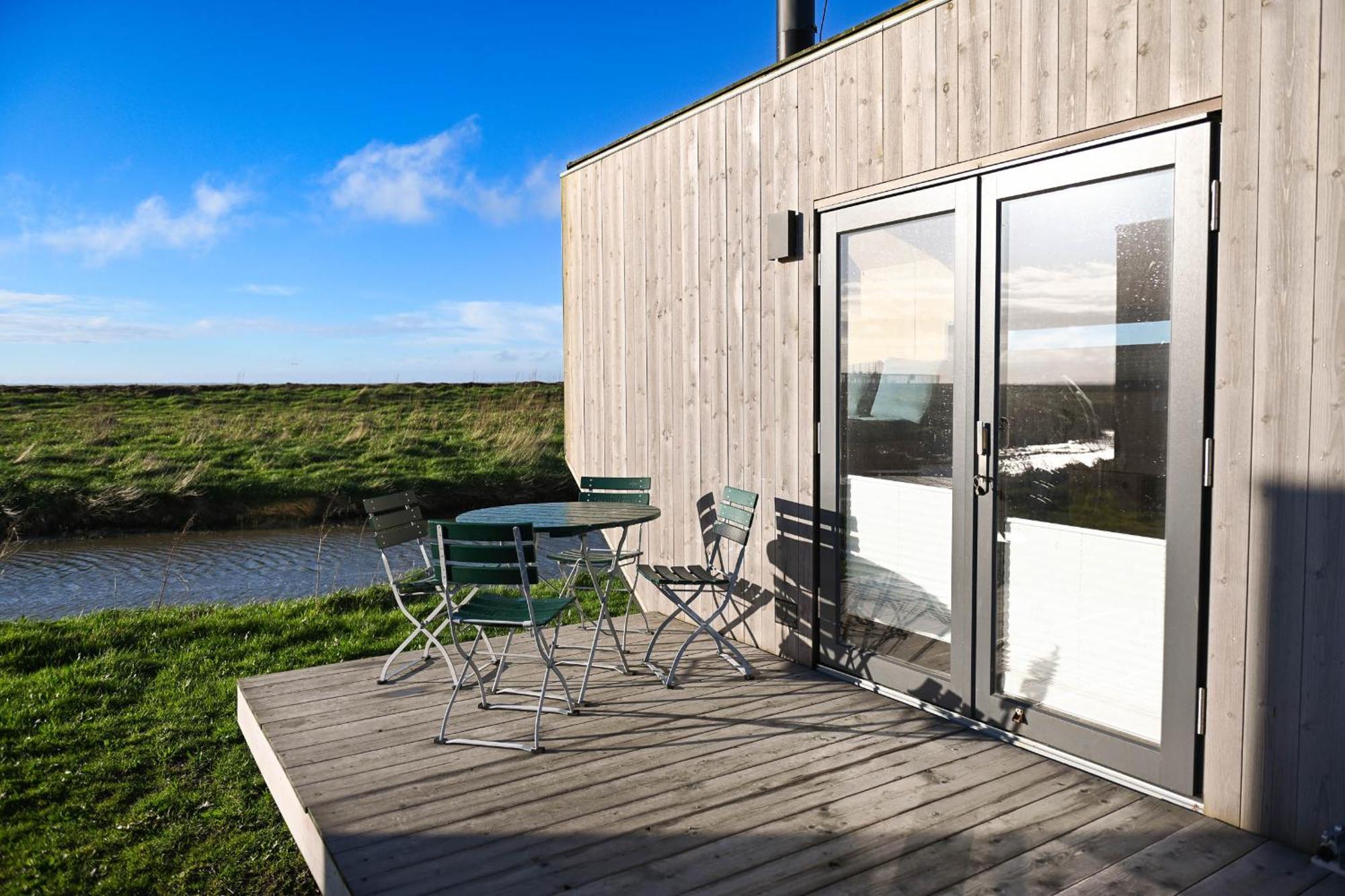 Tiny House Pioneer 18 Zur Meerseite - Green Tiny Village Harlesiel 카롤리넨시엘 외부 사진